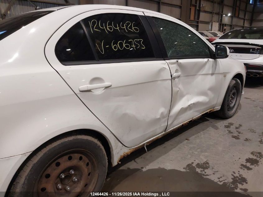 2013 Mitsubishi Lancer Es/Es Sport VIN: JA32U2FU9DU606753 Lot: 12464426