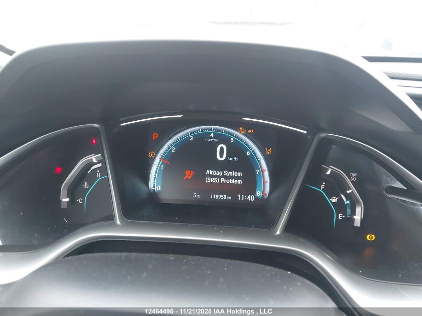 2019 Honda Civic Ex 4Dr VIN: 2HGFC2F77KH006878 Lot: 12464495