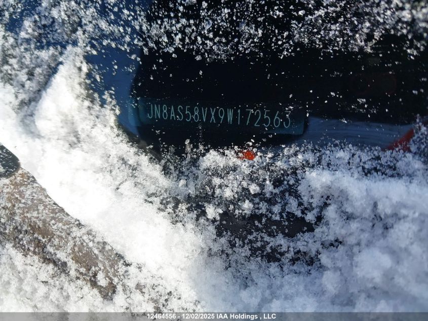 2009 Nissan Rogue Sl VIN: JN8AS58VX9W172563 Lot: 12464556