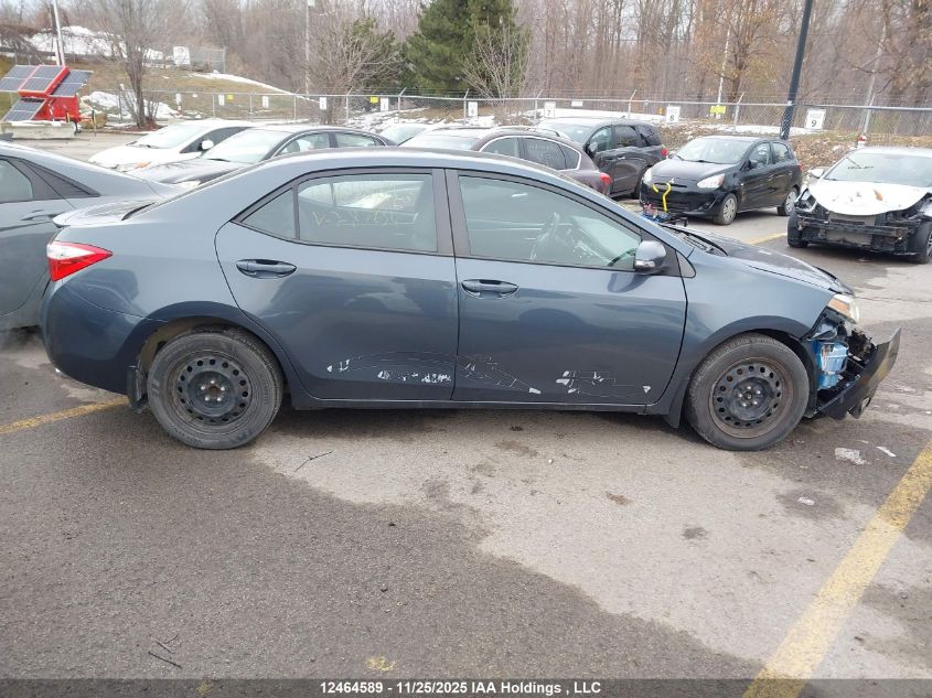 2015 Toyota Corolla VIN: 2T1BURHEXFC287654 Lot: 12464589