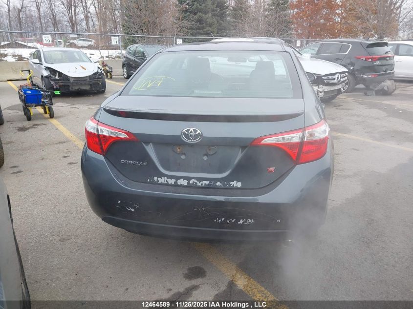 2015 Toyota Corolla VIN: 2T1BURHEXFC287654 Lot: 12464589