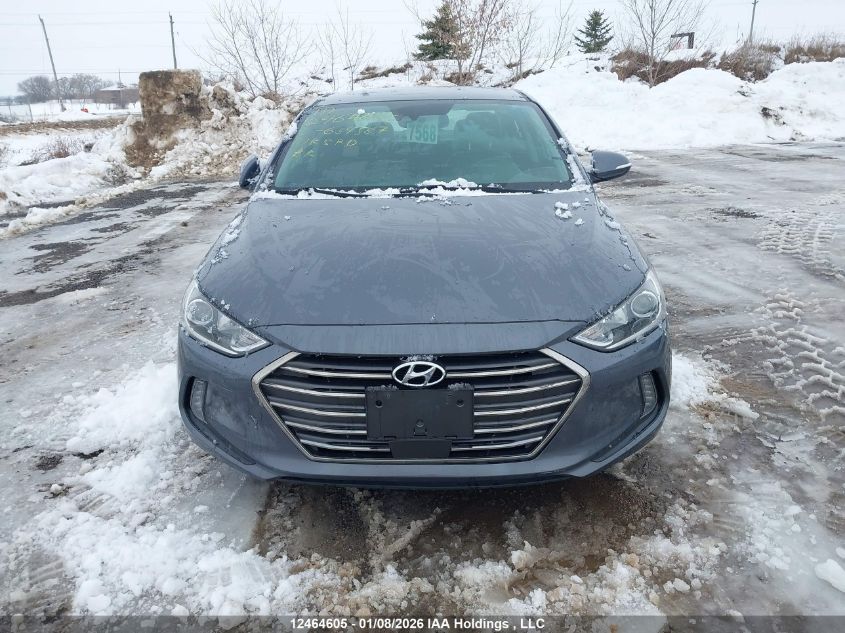 2018 Hyundai Elantra Limited VIN: KMHD84LF2JU684587 Lot: 12464605