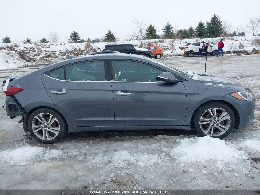 2018 Hyundai Elantra Limited VIN: KMHD84LF2JU684587 Lot: 12464605