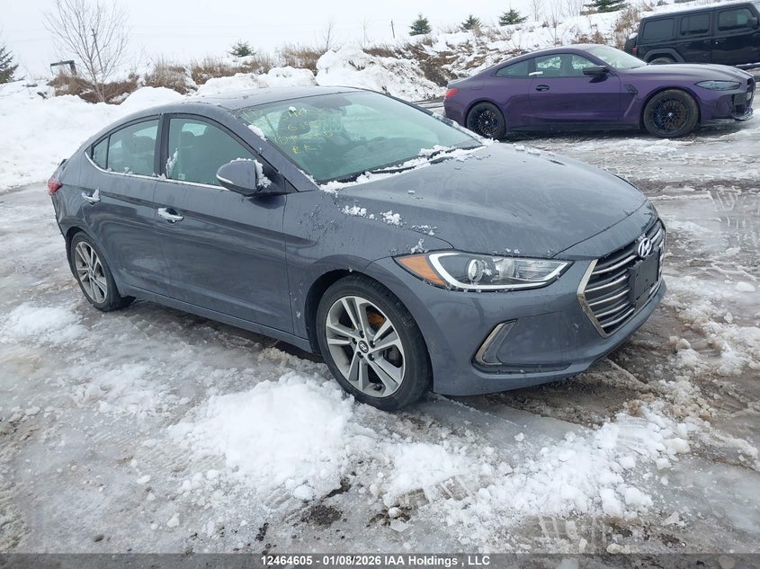 KMHD84LF2JU684587 2018 Hyundai Elantra Limited auction photo 1