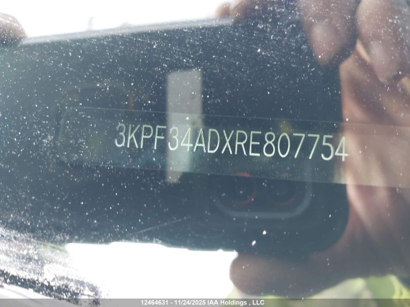2024 Kia Forte Ex/Ex+/Ex Premium VIN: 3KPF34ADXRE807754 Lot: 12464631