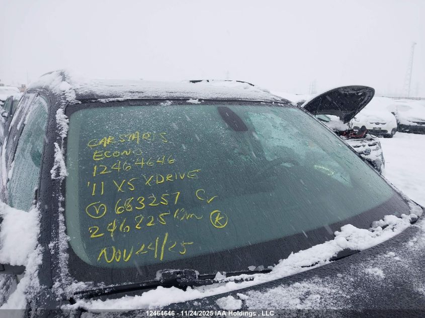 2011 BMW X5 xDrive35D VIN: 5UXZW0C50BL663257 Lot: 12464646