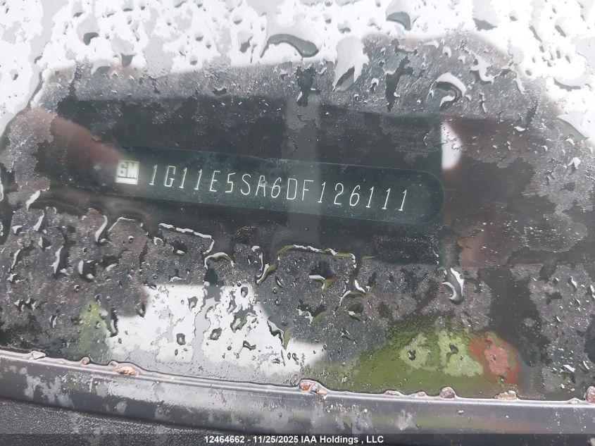 2013 Chevrolet Malibu VIN: 1G11E5SA6DF126111 Lot: 12464662