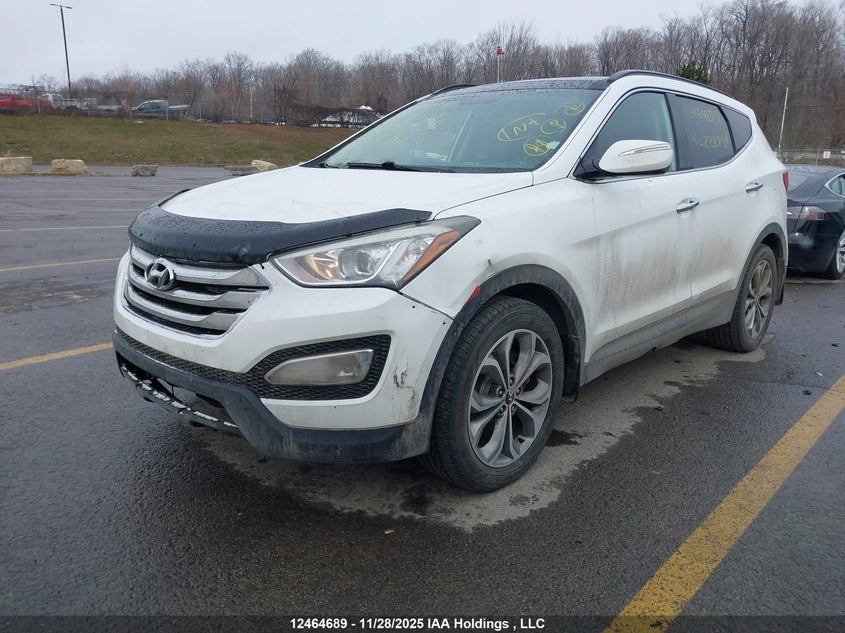 5XYZUDLA8EG222231 2014 HYUNDAI SANTA FE photo no. 2