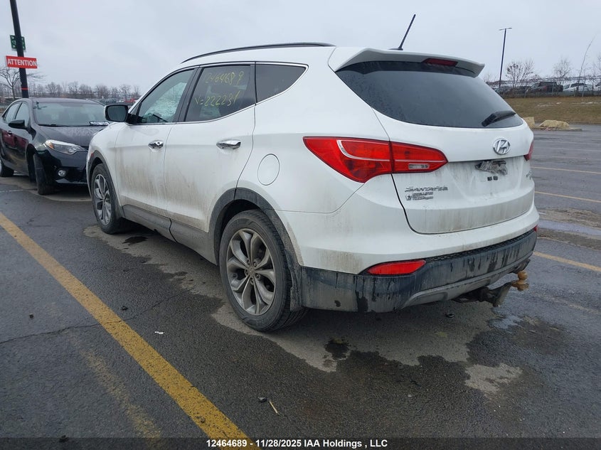 5XYZUDLA8EG222231 2014 HYUNDAI SANTA FE photo no. 3