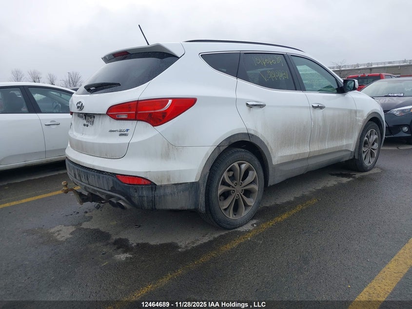 5XYZUDLA8EG222231 2014 HYUNDAI SANTA FE photo no. 4