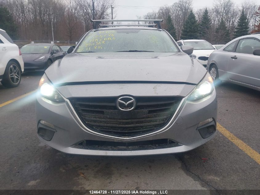 2016 Mazda 3 Sport VIN: 3MZBM1K76GM290312 Lot: 12464728