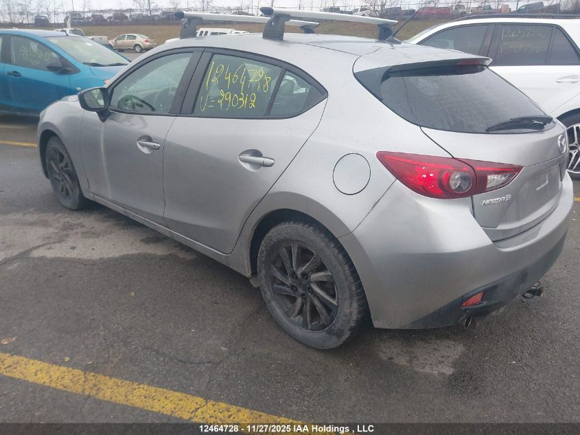 2016 Mazda 3 Sport VIN: 3MZBM1K76GM290312 Lot: 12464728