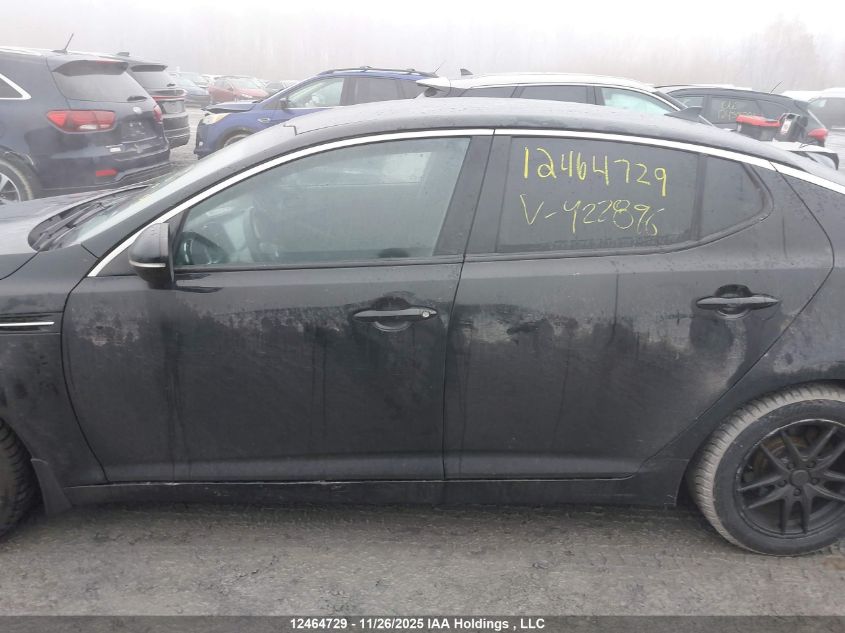 2013 Kia Optima VIN: KNAGM4A74D5422896 Lot: 12464729