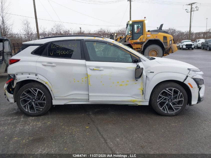 2022 Hyundai Kona N Line With Ultimate Package VIN: KM8K5CA39NU906650 Lot: 12464741