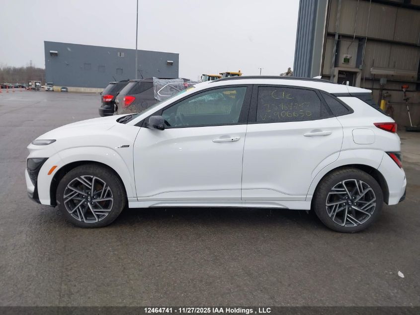 2022 Hyundai Kona N Line With Ultimate Package VIN: KM8K5CA39NU906650 Lot: 12464741