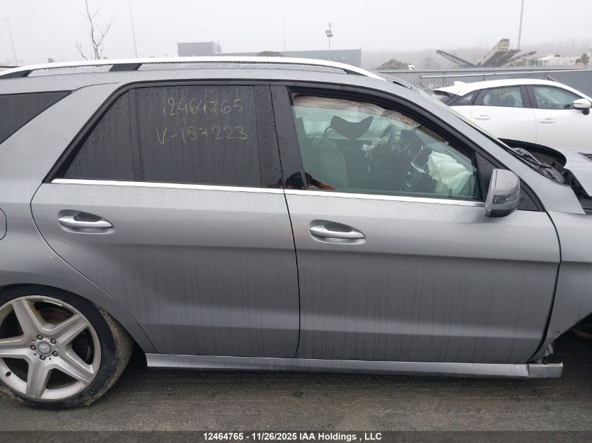 2013 Mercedes-Benz Ml 550 4Matic VIN: 4JGDA7DB4DA157223 Lot: 12464765