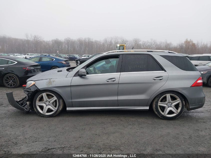 2013 Mercedes-Benz Ml 550 4Matic VIN: 4JGDA7DB4DA157223 Lot: 12464765