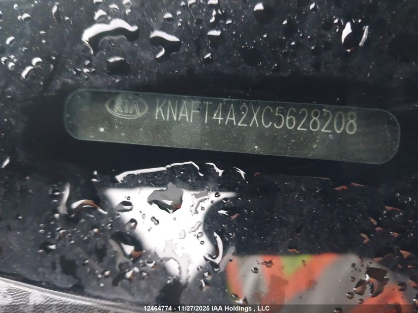 2012 Kia Forte VIN: KNAFT4A2XC5628208 Lot: 12464774