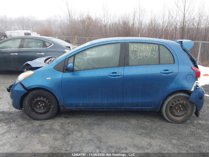 2011 Toyota Yaris VIN: JTDKT4K32B5339363 Lot: 12464797