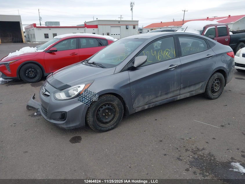KMHCT4AE2EU607423 2014 HYUNDAI ACCENT photo no. 2