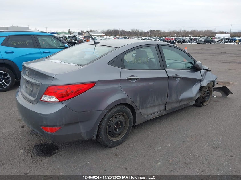 KMHCT4AE2EU607423 2014 HYUNDAI ACCENT photo no. 4