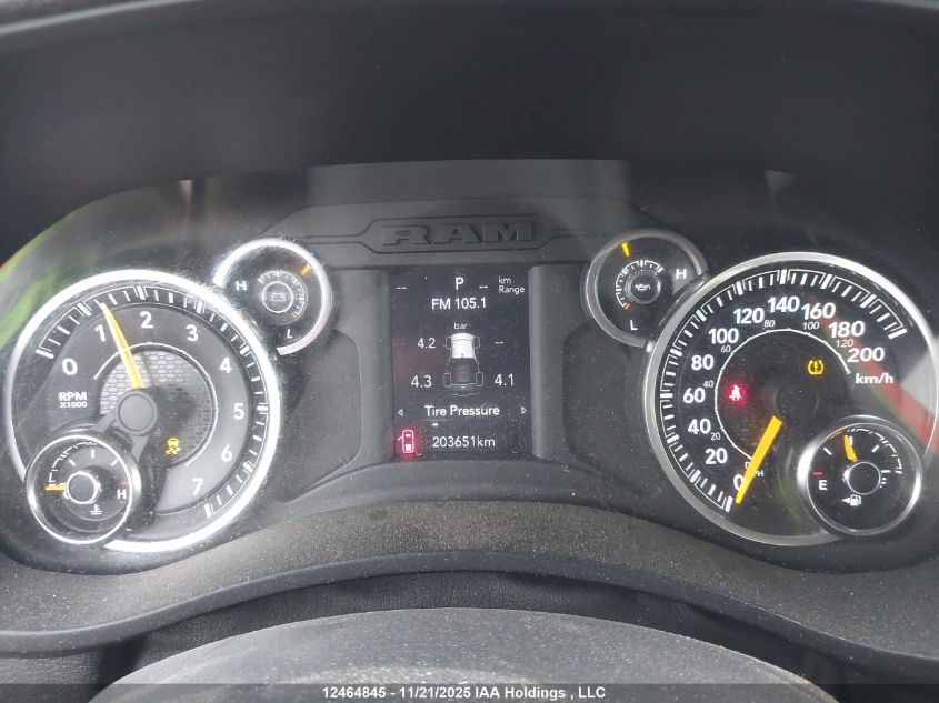 2019 Ram 2500 Big Horn VIN: 3C6UR5JJ6KG607036 Lot: 12464845