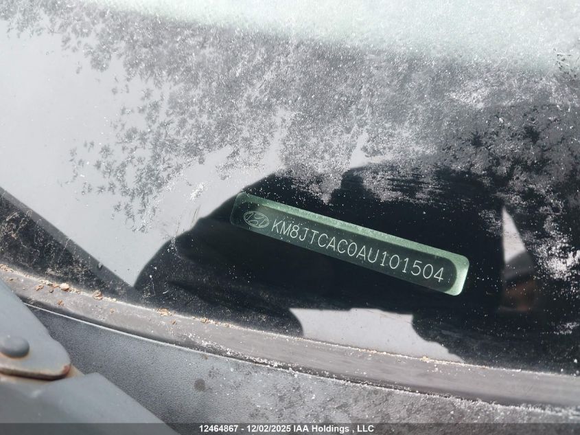 2010 Hyundai Tucson Gls VIN: KM8JTCAC0AU101504 Lot: 12464867