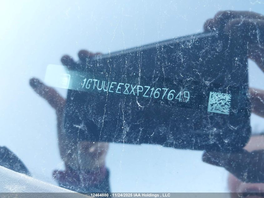2023 GMC Sierra 1500 VIN: 1GTUUEE8XPZ167649 Lot: 12464880