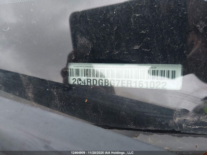 2014 Dodge Grand Caravan Se VIN: 2C4RDGBG7ER161022 Lot: 12464909