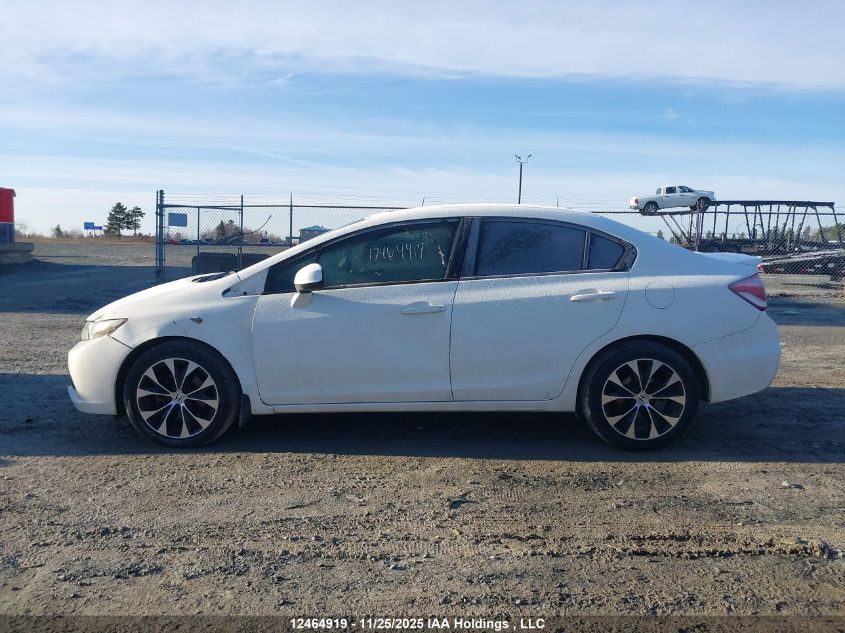 2013 Honda Civic Touring VIN: 2HGFB2F79DH110777 Lot: 12464919