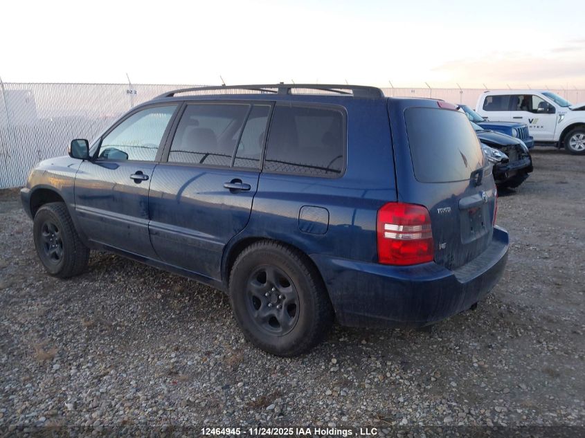 2001 Toyota Highlander VIN: JTEHF21AX10025215 Lot: 12464945