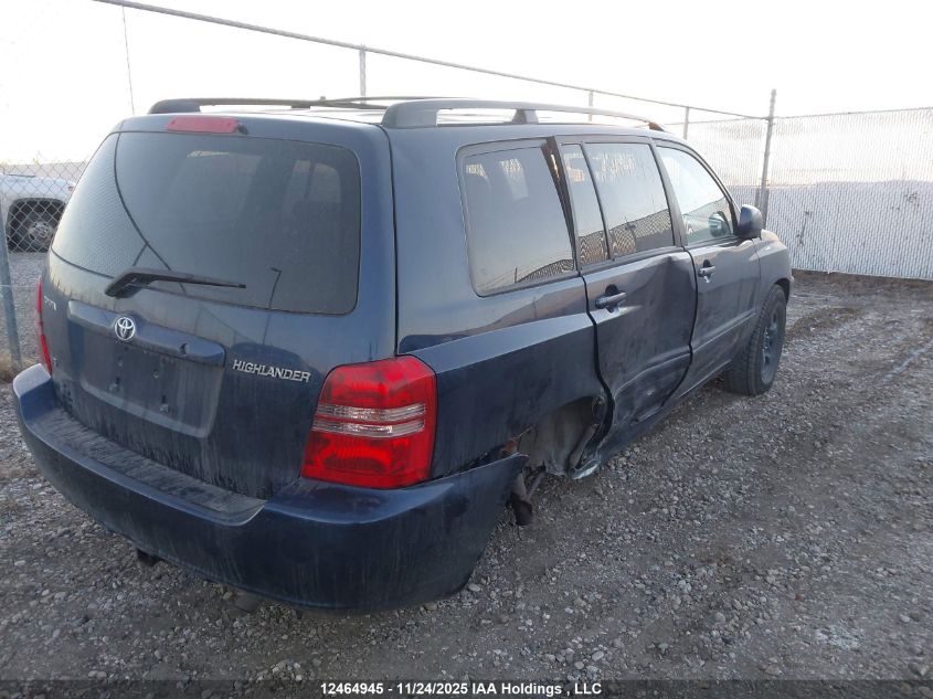 2001 Toyota Highlander VIN: JTEHF21AX10025215 Lot: 12464945