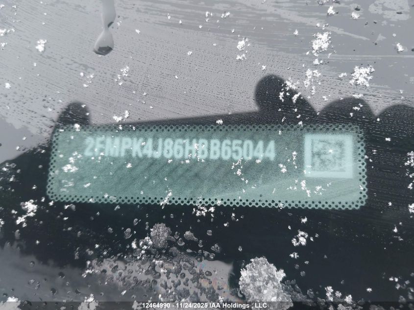 2017 Ford Edge Sel VIN: 2FMPK4J86HBB65044 Lot: 12464990