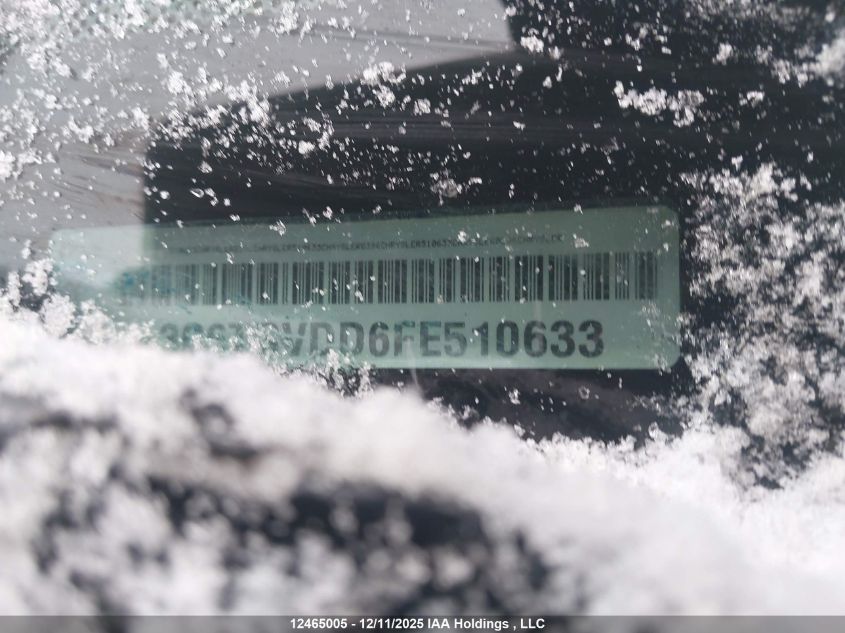 2015 Ram Promaster 2500 High Roof VIN: 3C6TRVDD6FE510633 Lot: 12465005