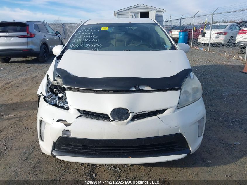 2013 Toyota Prius VIN: JTDKN3DUXD0349083 Lot: 12465014