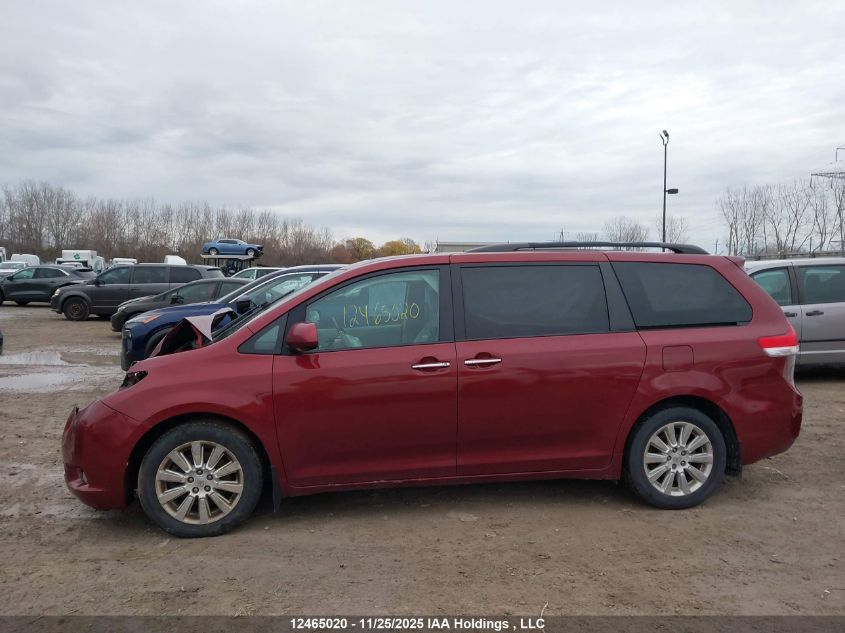 2011 Toyota Sienna Limited 7 Passenger VIN: 5TDDK3DC0BS008777 Lot: 12465020