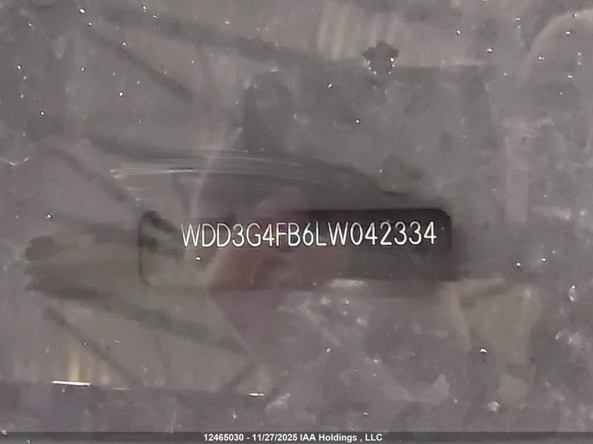 2020 Mercedes-Benz A 220 4Matic VIN: WDD3G4FB6LW042334 Lot: 12465030