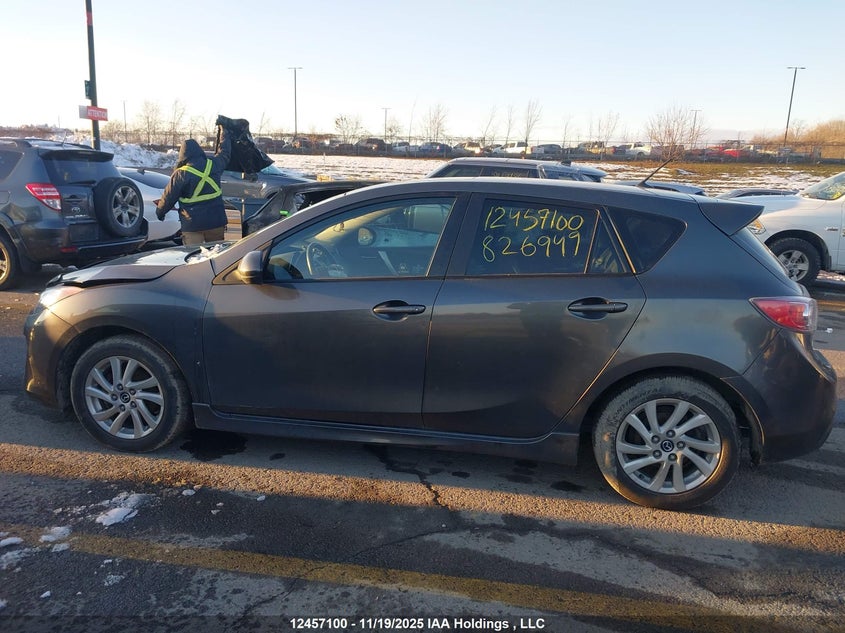 2013 Mazda Mazda3 Gs-Sky VIN: JM1BL1L7XD1826949 Lot: 12457100X