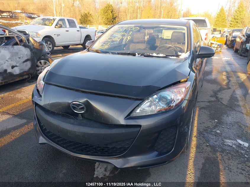 2013 Mazda Mazda3 Gs-Sky VIN: JM1BL1L7XD1826949 Lot: 12457100X