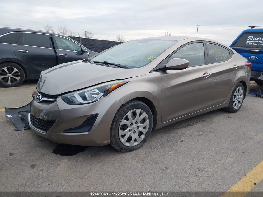 5NPDH4AE3FH604519 2015 HYUNDAI ELANTRA photo no. 2