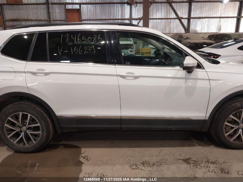 2018 Volkswagen Tiguan Comfortline VIN: 3VV2B7AX2JM156239 Lot: 12465085
