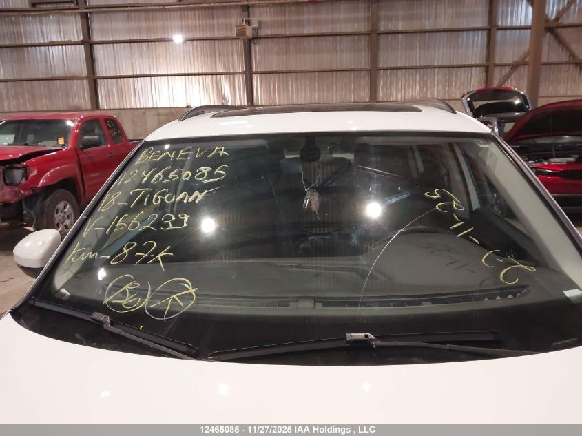 2018 Volkswagen Tiguan Comfortline VIN: 3VV2B7AX2JM156239 Lot: 12465085