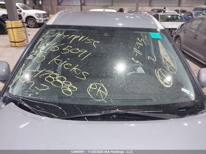 2025 Nissan Kicks Play Sv VIN: 3N1CP5CVXSL478898 Lot: 12465091