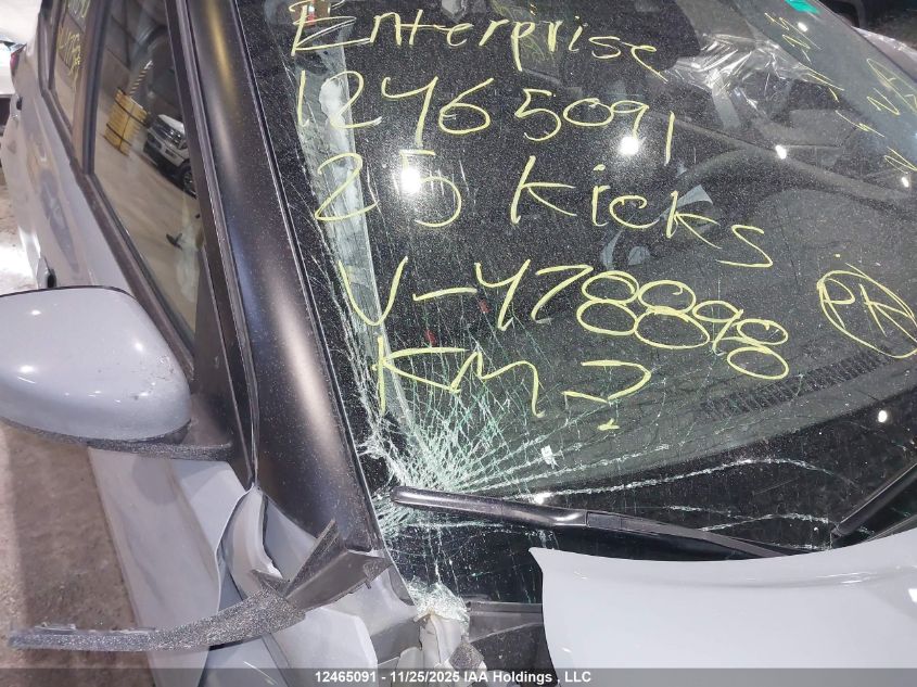 2025 Nissan Kicks Play Sv VIN: 3N1CP5CVXSL478898 Lot: 12465091