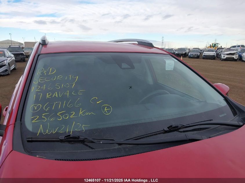 2017 Toyota Rav4 Le VIN: 2T3BFREV9HW677166 Lot: 12465107