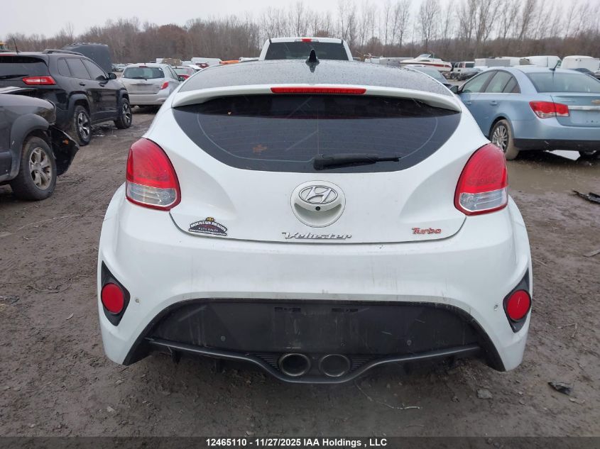 2013 Hyundai Veloster Turbo VIN: KMHTC6AE6DU086135 Lot: 12465110