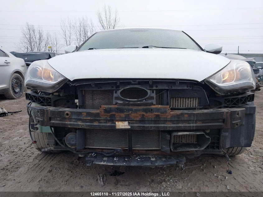 2013 Hyundai Veloster Turbo VIN: KMHTC6AE6DU086135 Lot: 12465110