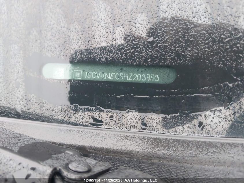 2017 Chevrolet Silverado K1500/K1500 Ls VIN: 1GCVKNEC9HZ203993 Lot: 12465154