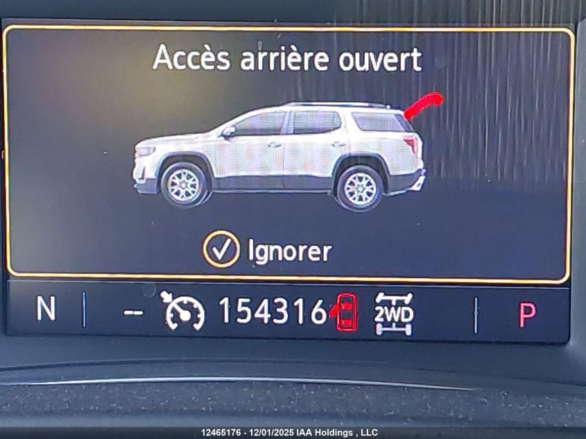 2021 GMC Acadia At4 VIN: 1GKKNLLS1MZ123479 Lot: 12465176