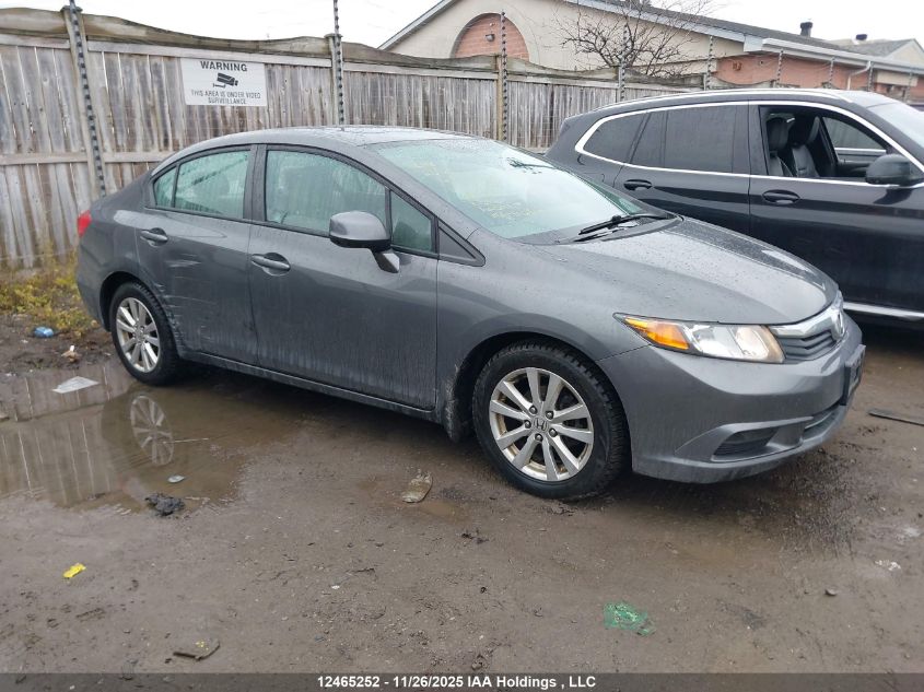 2012 Honda Civic Ex VIN: 2HGFB2F55CH035993 Lot: 12465252